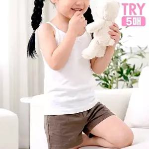 [TRY]트라이 러블리 코튼 베이직 끈런닝 5매