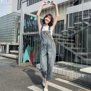 bns 여성 데님 멜빵 팬츠 점프수트 DHH-A33