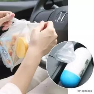 (색상 사이즈 디스펜서 리필비닐2P)미니휴지통 차량정리통 비닐 차량필수품 디스펜서