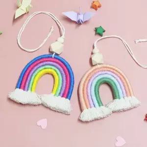 칼라모빌 인테리어 장식용 DIY 모빌 벽장식 베란다꾸미기 벽꾸미기