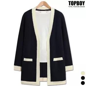 [탑보이] 하찌 오픈 오버핏 롱 가디건 (NL014)