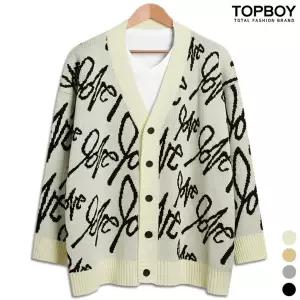 [탑보이] 러브 오버핏 브이넥 가디건 (NL043)