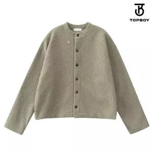 [탑보이] 양털 부클 헨리넥 가디건 (WY001)