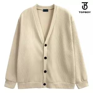 [탑보이] 베이직 에센셜 남성 브이넥 니트 가디건 (CA298)