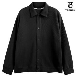 [탑보이] 베이직 댄디 남성 니트 카라 가디건 (CA299)