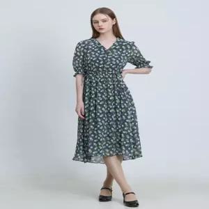 [르샵][르샵(LeShop)] 카라 도트 플라워 원피스 (택가격 229000원)