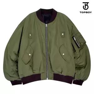 [탑보이] MA-1 셔링 블루종 붐버 항공점퍼 (K2141)