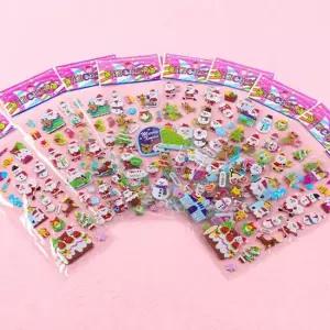 꾸미기스티커 크리스마스)_10장세트 벽스티커 폼스티커 아기스티커 방수스티커