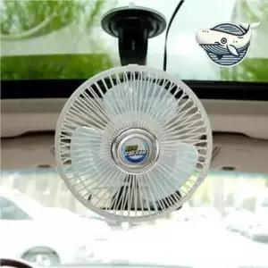 차량용공기청정기 자동차 유리흡착식 선풍기 여름 더위 해소용
