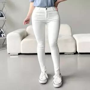 [하프클럽/]여성스키니 스판팬츠 데일리 화이트진 블랙진