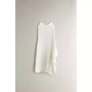 zara 자라 언밸런스 린넨 비치 원피스 - 크림