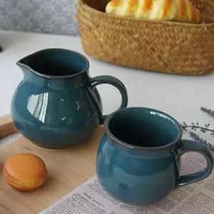 [콩심팥심]아름다운 핸드메이드 프러시안 블루 드리퍼세트