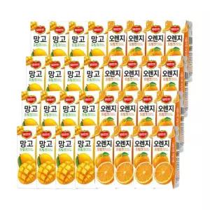 [가공식품센터(무)]델몬트 드링크 망고 오렌지 190ml 32개 (혼합)