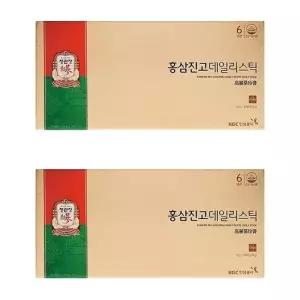 정관장 홍삼진고 데일리스틱 10g 30포 2박스 FWS2