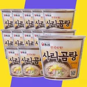 [(주)농심] 사리곰탕 111g 16개