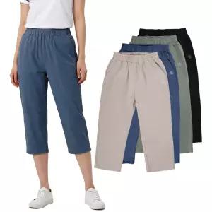 모렉스 여성 아이스 7부 밴딩 스판 트레이닝 바지 경량 키작녀 한여름 421AA