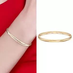 [골드퀸즈] 14K 이태리 실크라인 오메가 뱅글팔찌 + 오르비스 뱅글 팔찌 (~5/10일까지증정)