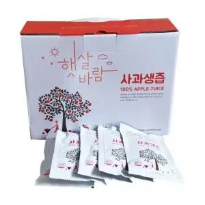 햇살바람 사과생즙(사과즙) 110ml X 50봉(1박스) lrA7+2ncv