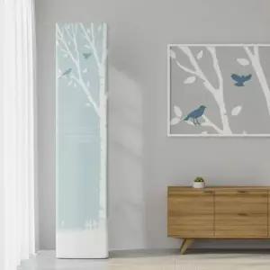 스탠드형 사각 에어컨커버 먼지방지 보호 덮개 인테리어 가리개