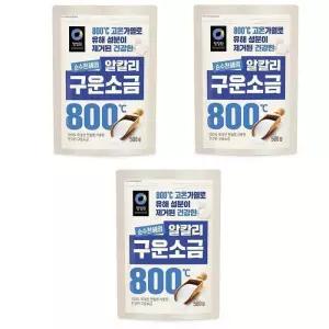 청정원 구운소금500gx3 순 수천혜염
