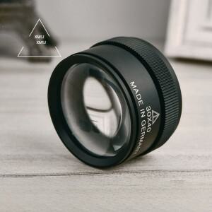 XMSJ 프리미엄 30x 40mm 측정 확대경 돋보기 렌즈 루프 현미경 동전 우표 보석 루페 2025 신제품