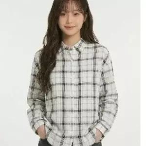 [행텐주니어]틴즈 여아 시어서커 체크셔츠 O/화이트(14570-120-404-68)_DG