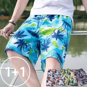 [굿스맨]1 1 남성 비치 야자수 트렁크팬츠 반바지 4컬러