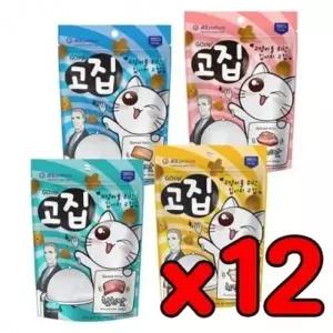 고양이 트릿 스틱 12개묶음 고집 60g