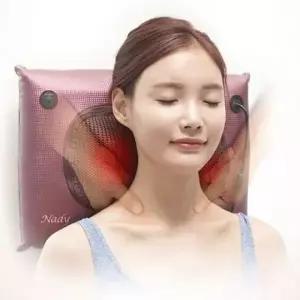 베개 쿠션 안마기 목 어깨 다리 온열 마사지기 지압기