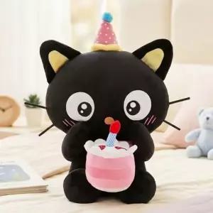 ( )초코캣 생일케이크 봉제인형 25cm중형