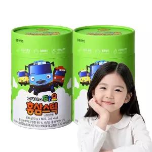 [동원천지인] 꼬마버스 타요 홍삼스틱 샤인머스캣 (10g 60포 60일분) x 2개