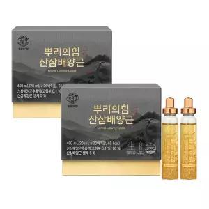 [동원천지인] 뿌리의 힘 산삼배양근 (20바이알) 20일분x2개