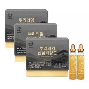 [동원천지인] 뿌리의 힘 산삼배양근 (20바이알) 20일분x3개