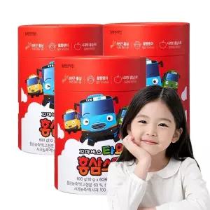 [동원 천지인] 꼬마버스 타요 홍삼스틱(10g 60포 60일분) x 3개