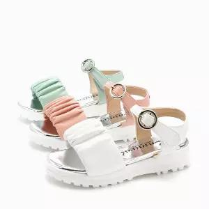 [보리보리/레비스풋]주름 국산 아동 키즈 주니어 여름 휴가 여 초등학생 여아샌들