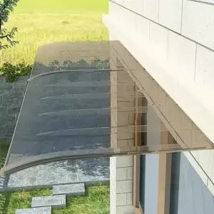 투명 캐노피 현관 창문 방수 차양막 베란다 60x50 컨테이너 어닝 고정 [싸더라] 비가림막 지붕
