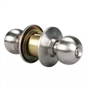 실버 키 도어록 열쇠 현관문 버튼형 원통형 부자재 문손잡이 국산 방문