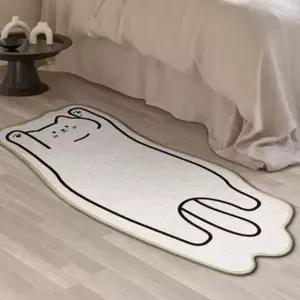 발매트 침대 롱러그 만세 쿠션감 푹신한 1P 귀여운 50x120cm 고양이 싱크대