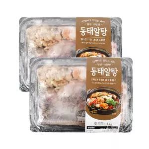 [동방유통] 얼큰 시원한 동태알탕 1kgx2팩(소스포함)