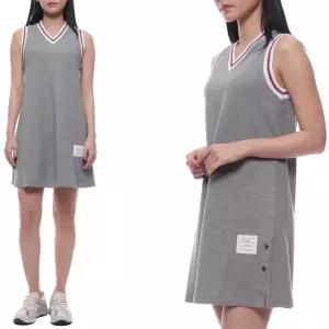 [롯데백화점]톰브라운 24SS 여성 피케 스트라이프 민소매 원피스 FJD108A 00050 055 24S