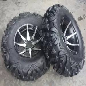 atv 바퀴 농업용 사륜 적재함 트레일러 카트 레저용 스쿠터 타이어 교체용 휠체