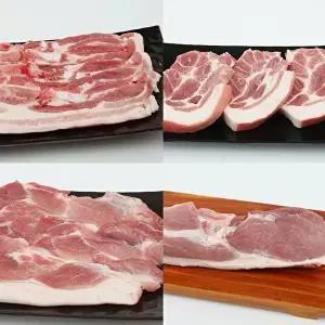 [자연맛남]배터지는 제주 흑돼지 모듬 2kg(오겹살/목살/앞다리살/뒷다리살/각500g)