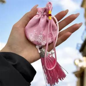 [다믿샵] 한복 복주머니 핑크 복주머니파우치