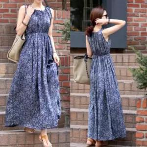 [라일리여성의류] Rly 여성 여름 바캉스 랩스커트 쉬폰 루즈핏 롱 원피