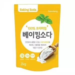 고품질 베이킹소다 2kg 야채 과일 세척 세정제 주방 야채과일세척 아기주방세제 다목적세정제 WFLTTTP