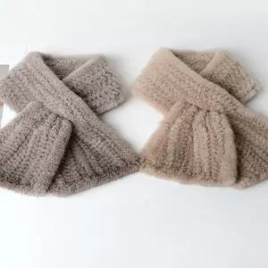 밍크 스카프 퍼 목도리 쁘띠 머플러 목보호 목돌이 할머니 짧은 그라데이션 쁘띠목도리 워머