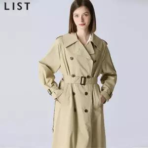 [리스트][리스트(LIST)] 코튼 클래식 트렌치코트 (택가격 428000원)