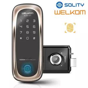 [무료설치] 클릭온 지문인식도어락 블루투스(옵션) 즉시잠금 허수 현관문