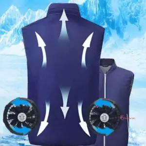 선풍기 조용한 가정용 거실 쿨링 냉풍 등산 조끼 낚시 아이스 여름ssu695