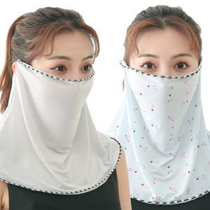 (인증) 라인 쿨마스크/자외선차단 여름 쿨링 냉감 마스크/자전거 골프 등산 자전거 스포츠/얼굴 햇빛가리개